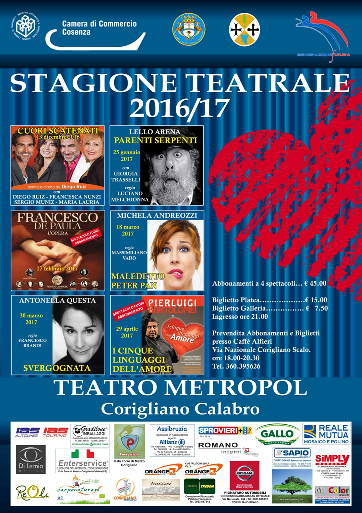 Programmazione degli spettacoli